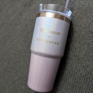 Starbucks Asia Iridescent Pink/Blue 16oz Stanley Tumbler BNWT